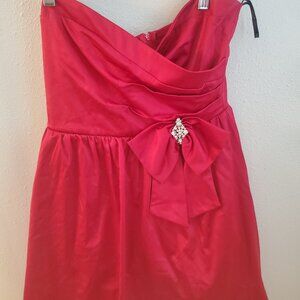 Papaya Mini dress, Barbiecore, evening, prom Formal Event